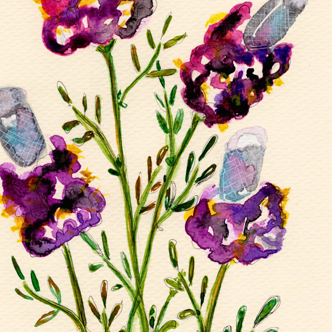 Watercolor Print Wildflower