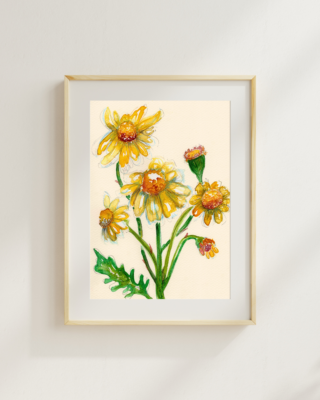 Watercolor Print Wildflower