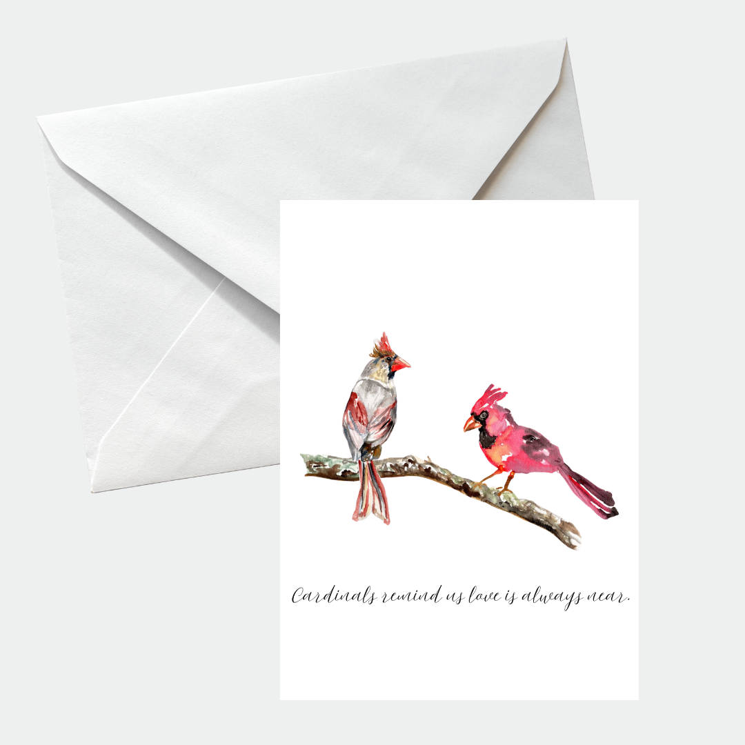 Cardinal Christmas Card