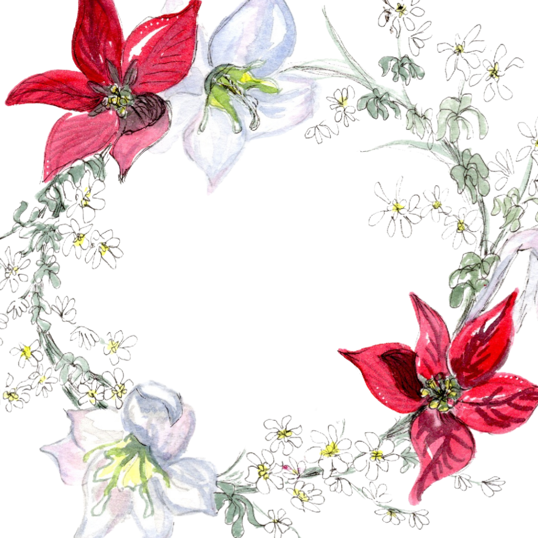 Wreath Christmas Card