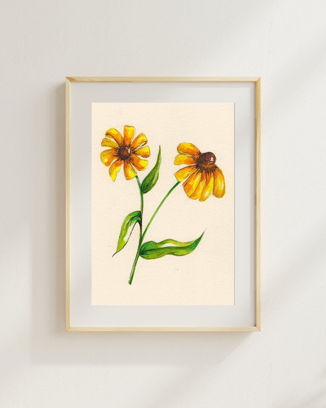 Watercolor Print Wildflower
