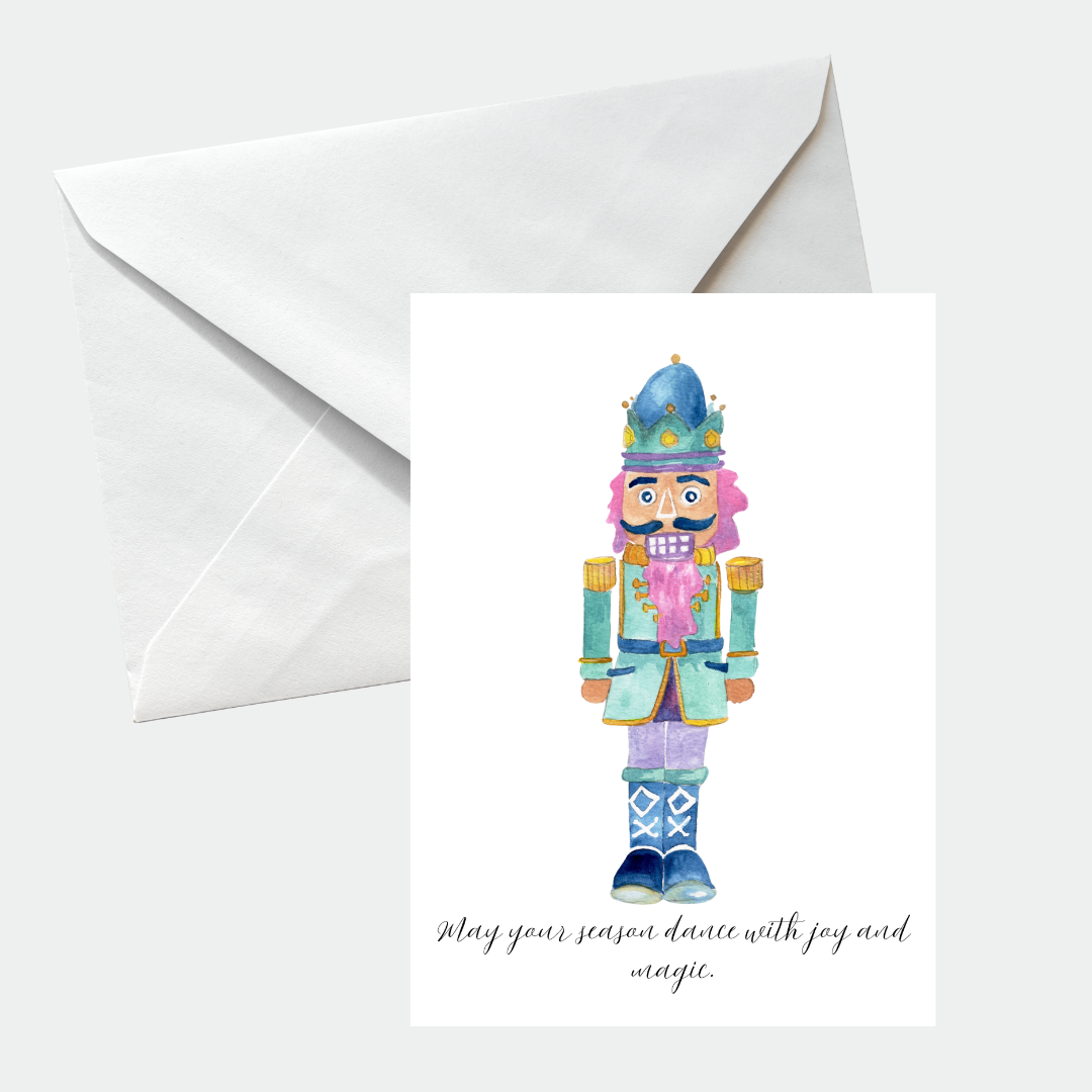 Nutcracker Christmas Card