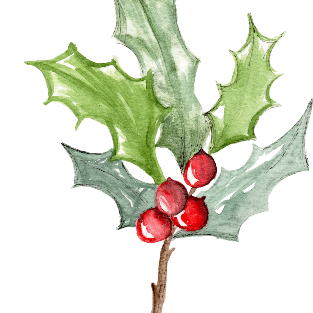 Holly Jolly Christmas card