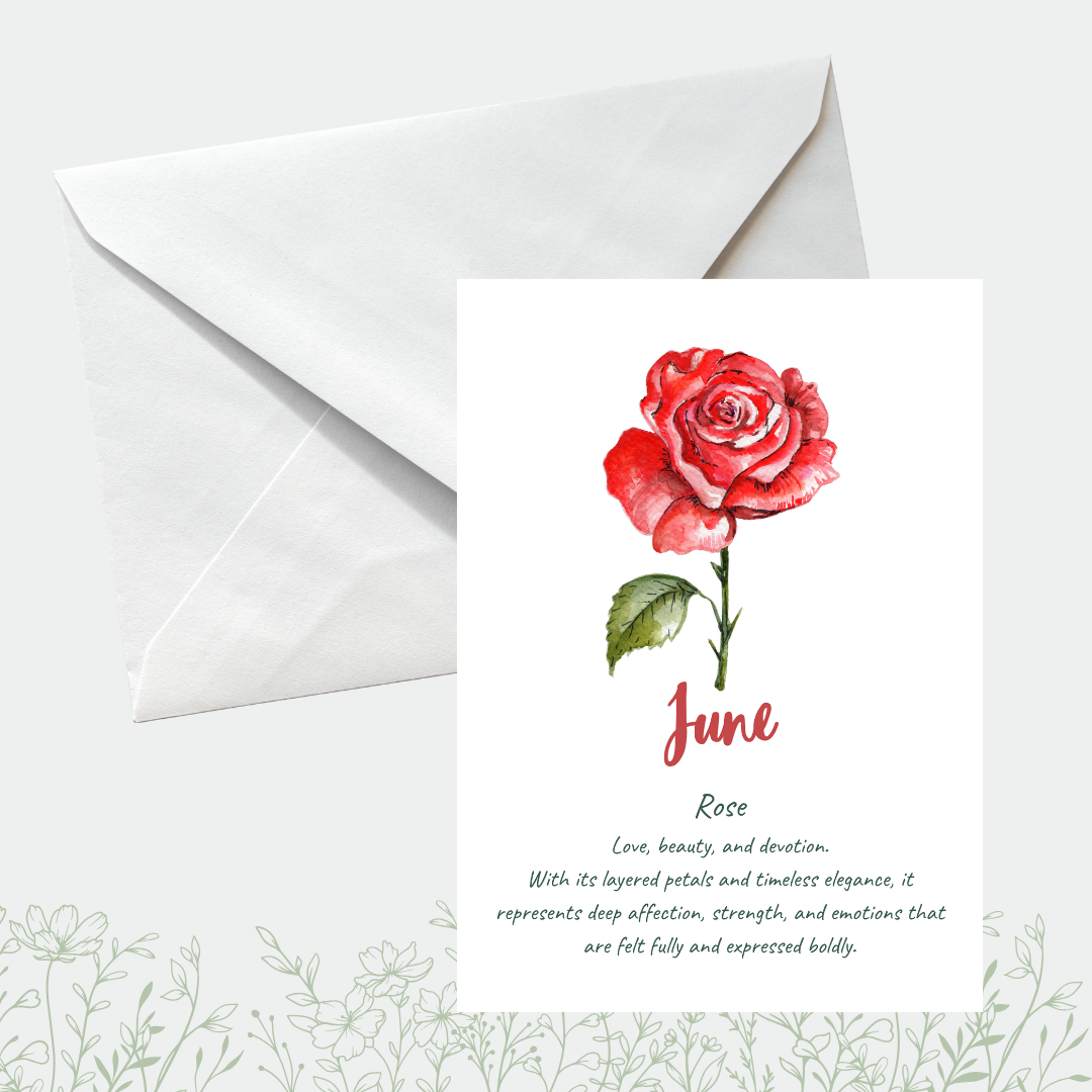 Flower meaning cards