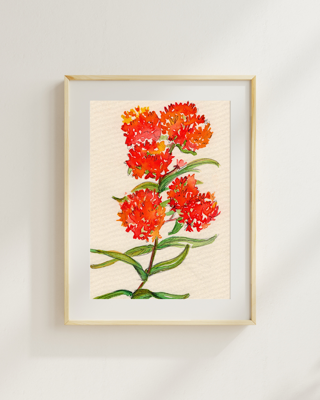 Watercolor Print Wildflower