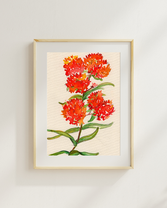 Watercolor Print Wildflower