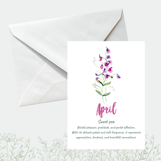Flower meaning cards