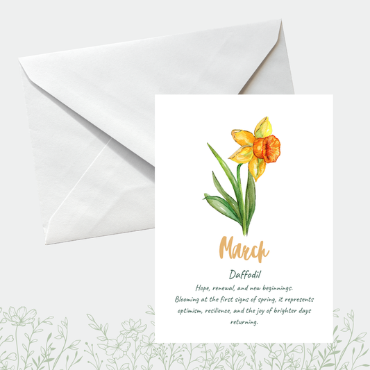Flower meaning cards