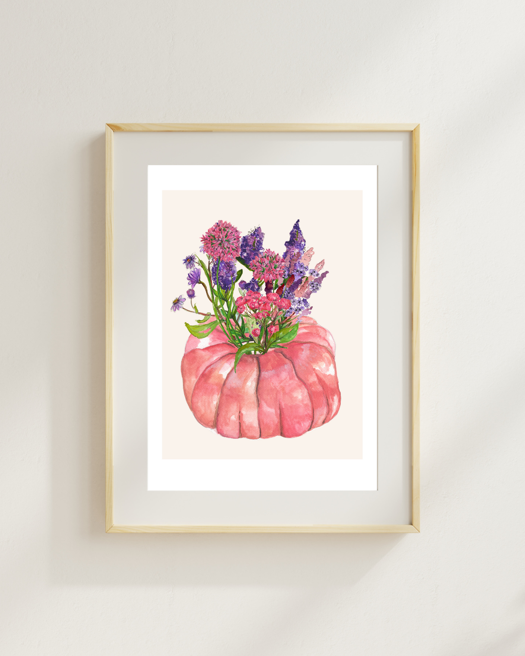 Porcelain Doll Pumpkin Print