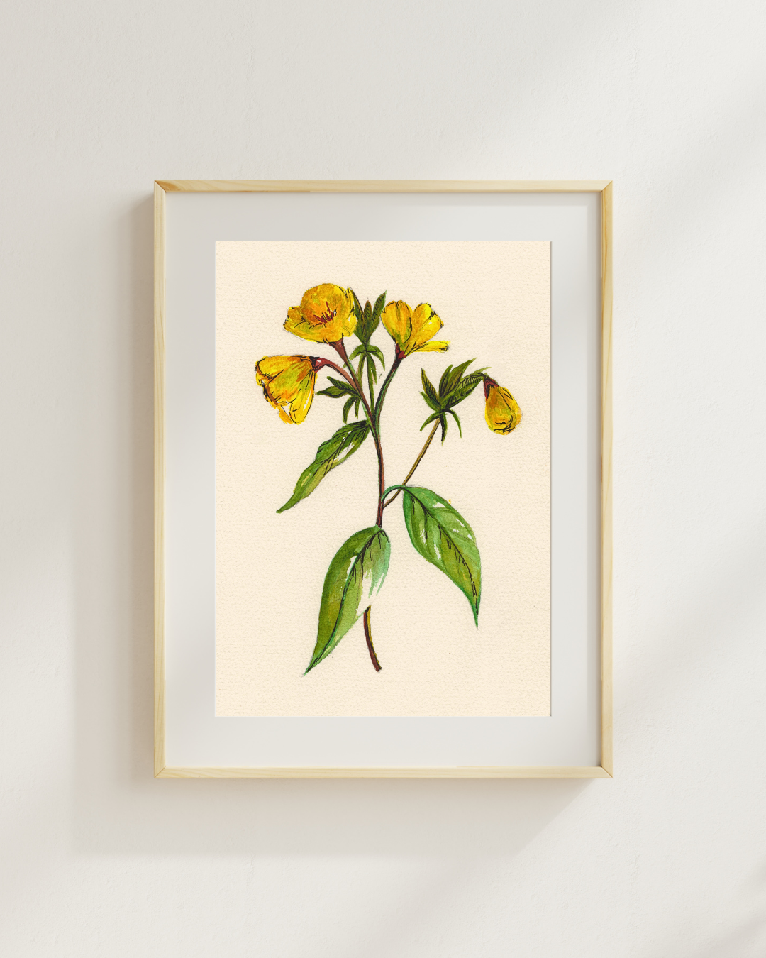 Watercolor Print Wildflower