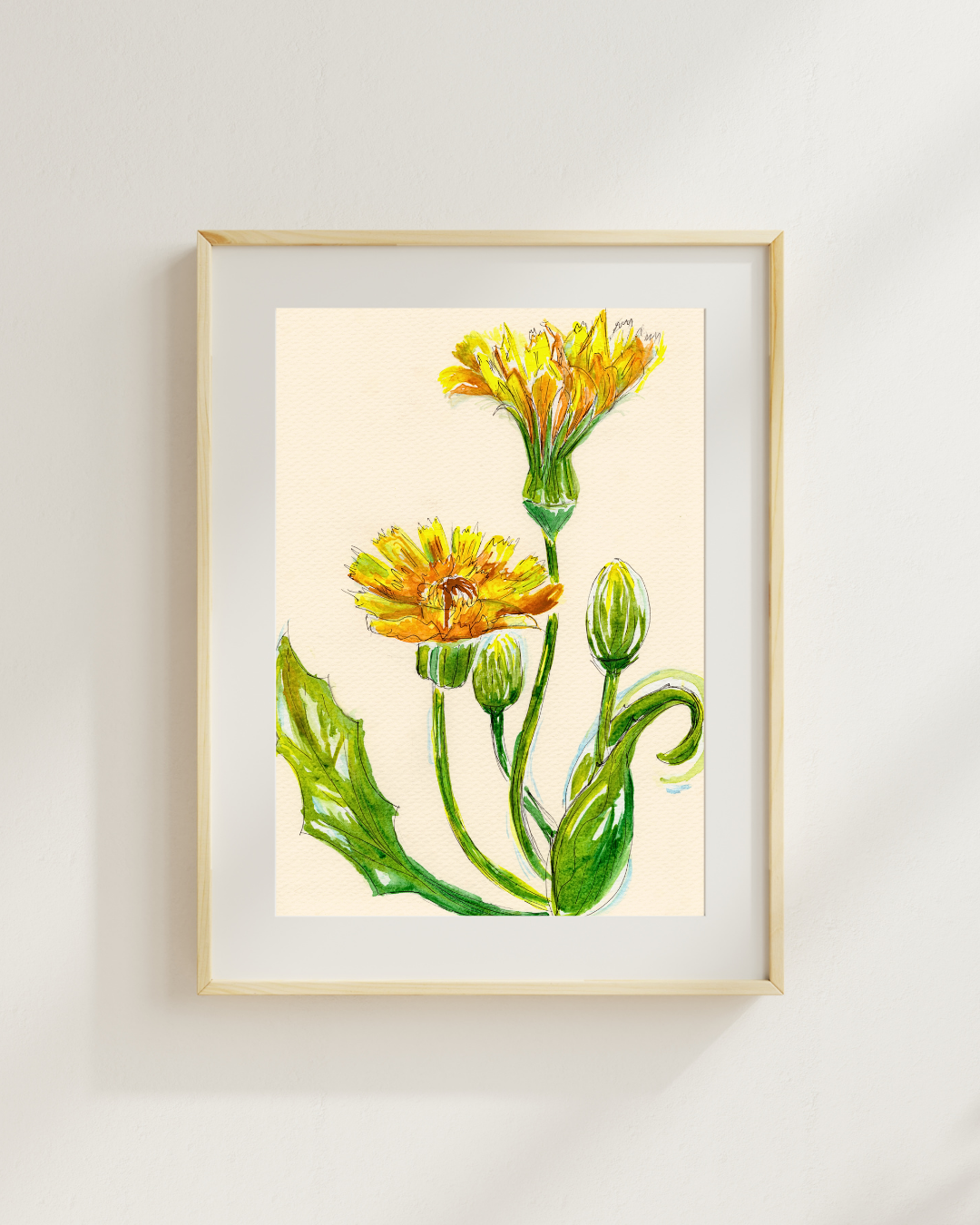 Watercolor Print Wildflower