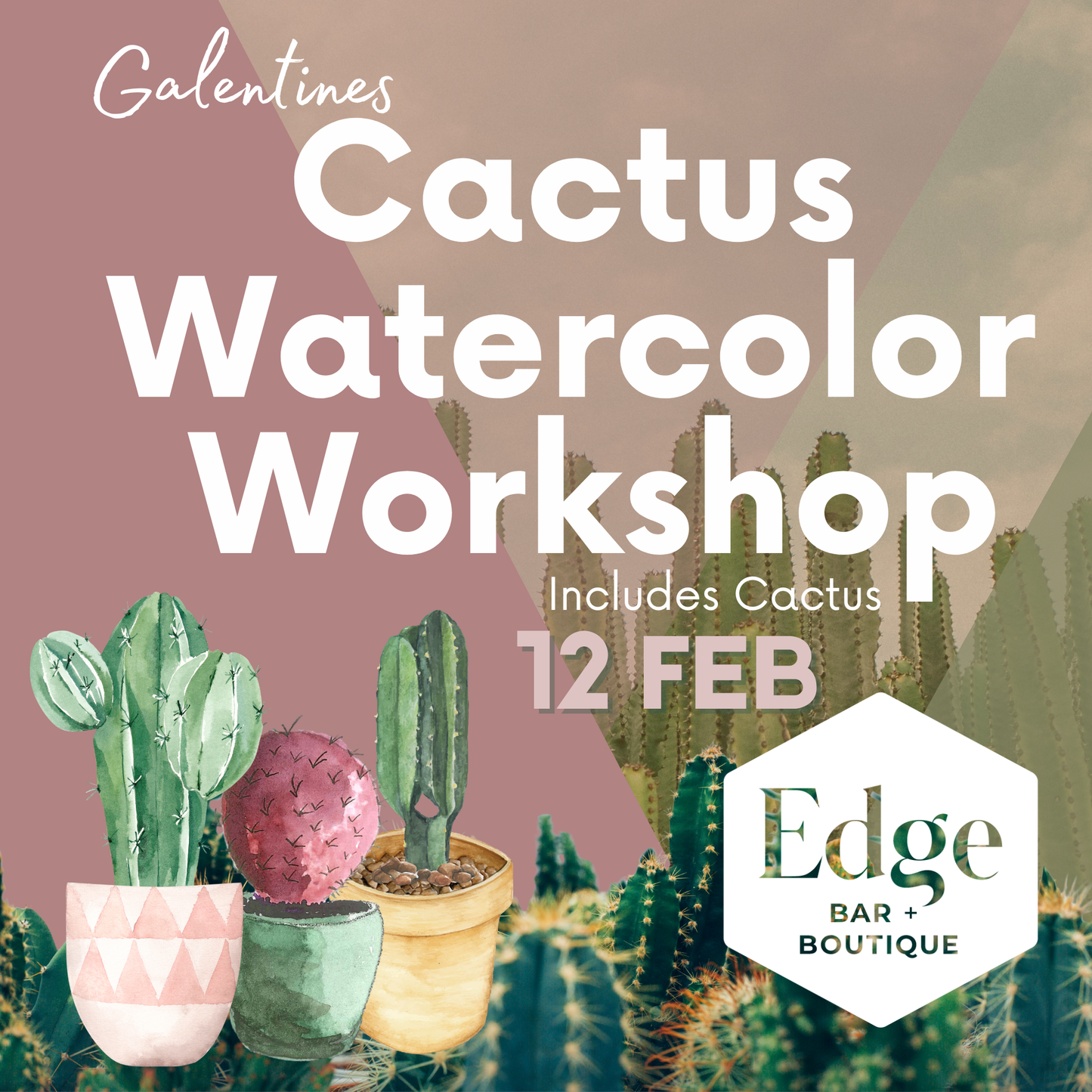 Galentine's Watercolor Workshop