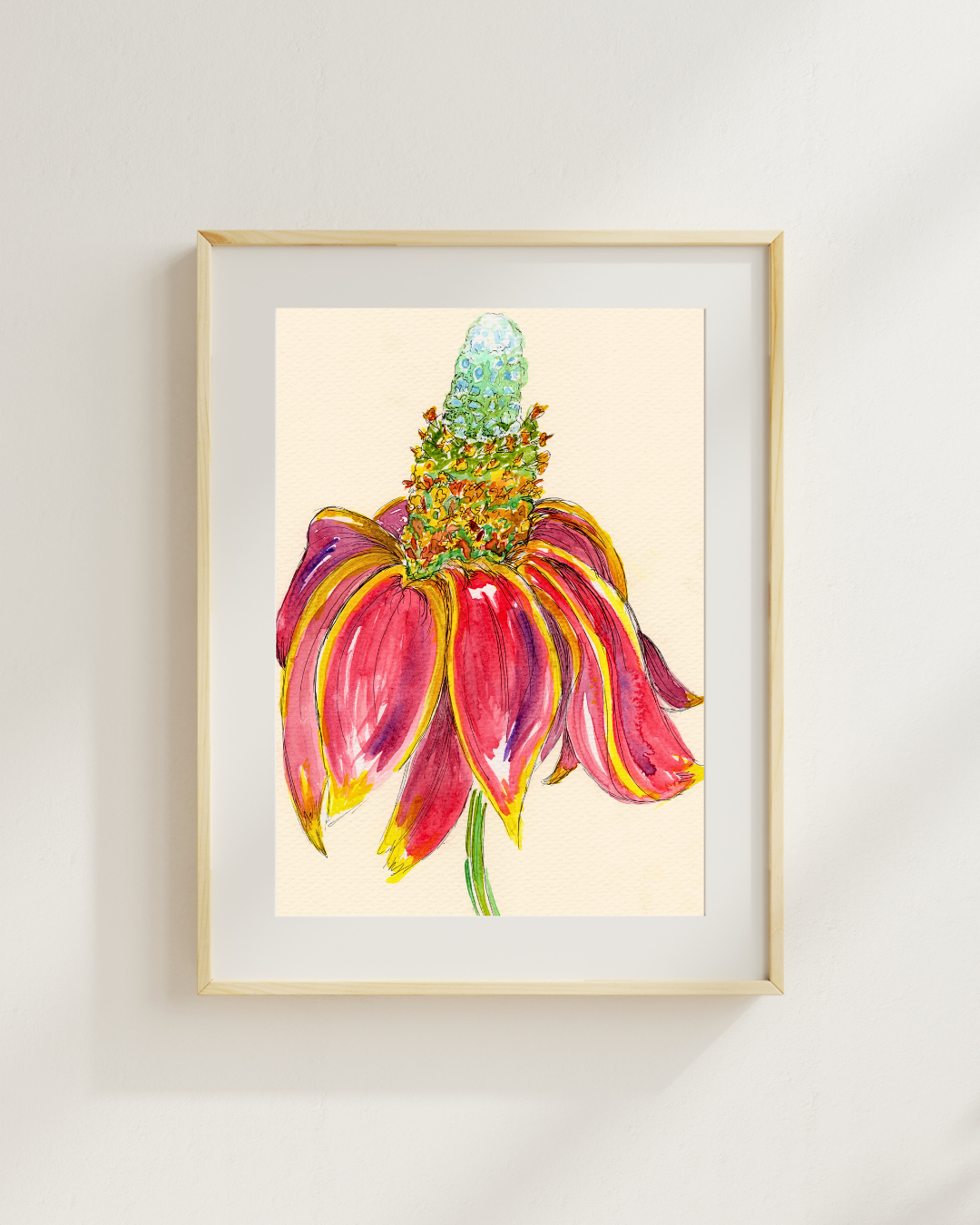 Watercolor Print Wildflower