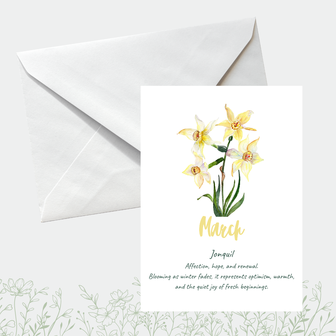 Flower meaning cards