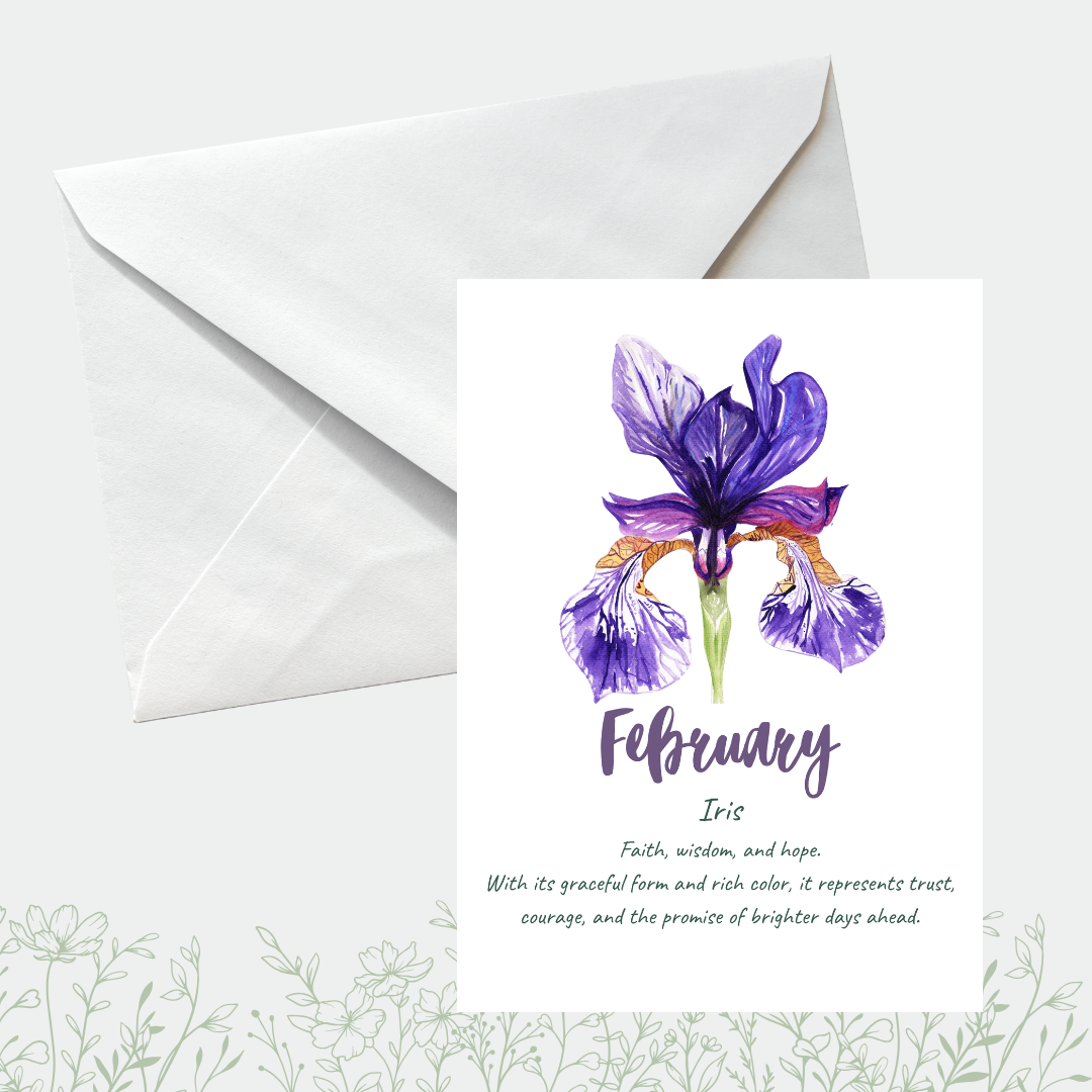 Flower meaning cards