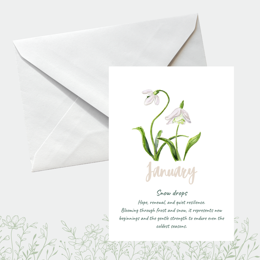 Flower meaning cards