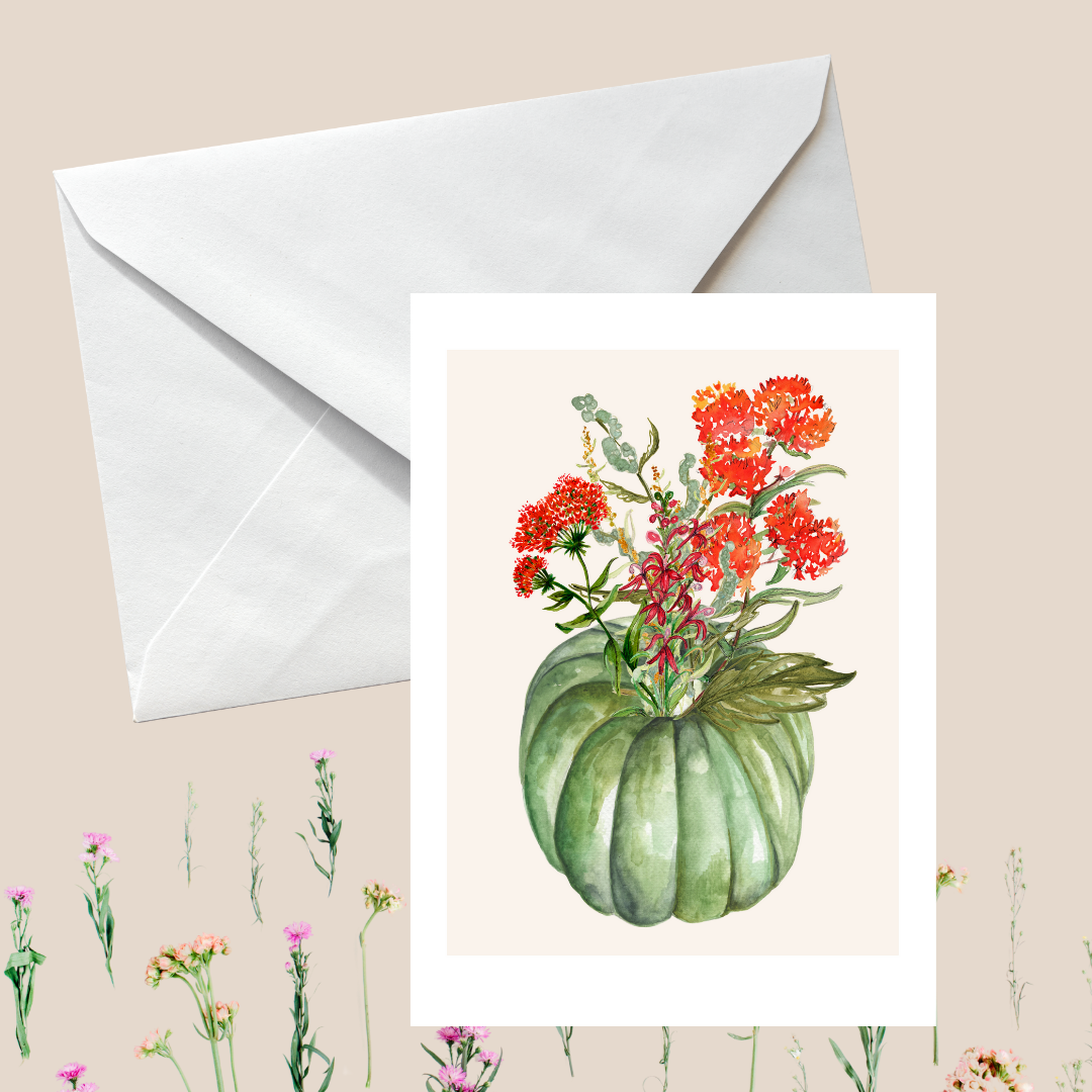 Jarrahdale Pumpkin Greeting card