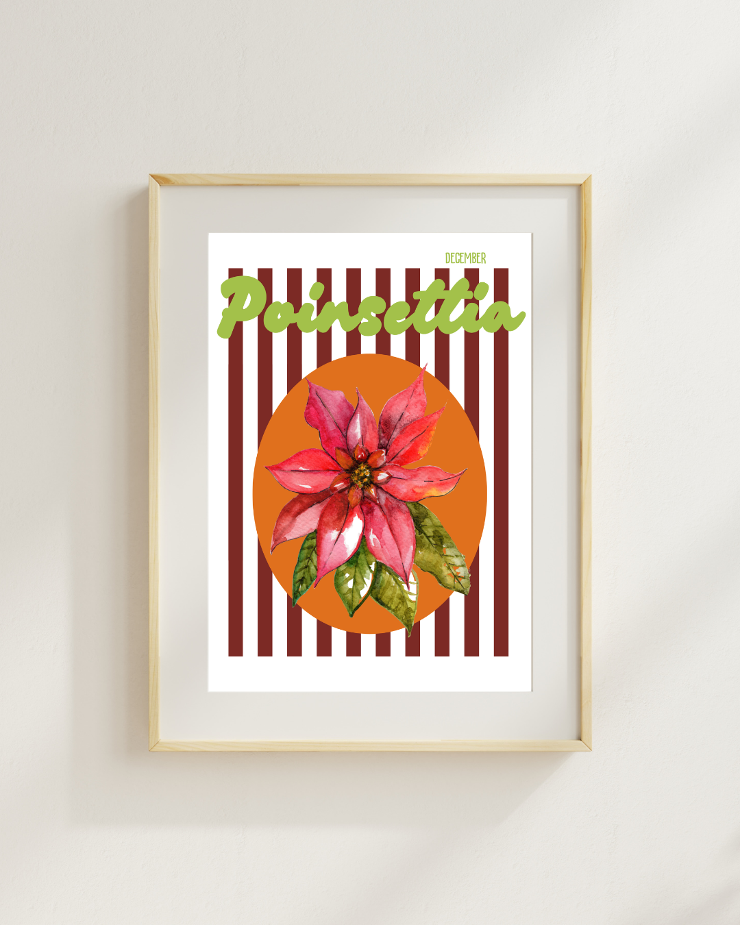 Birth flower greeting card