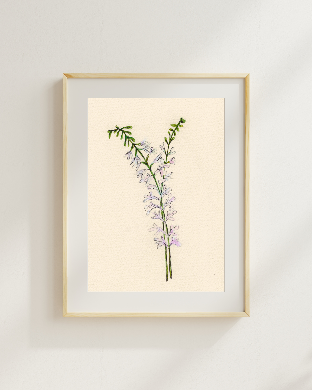 Watercolor Print Wildflower