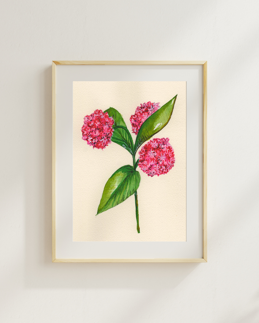 Watercolor Print Wildflower