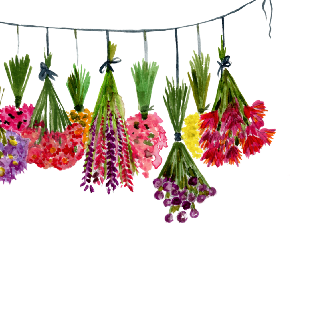 Botanical Garland Christmas Card