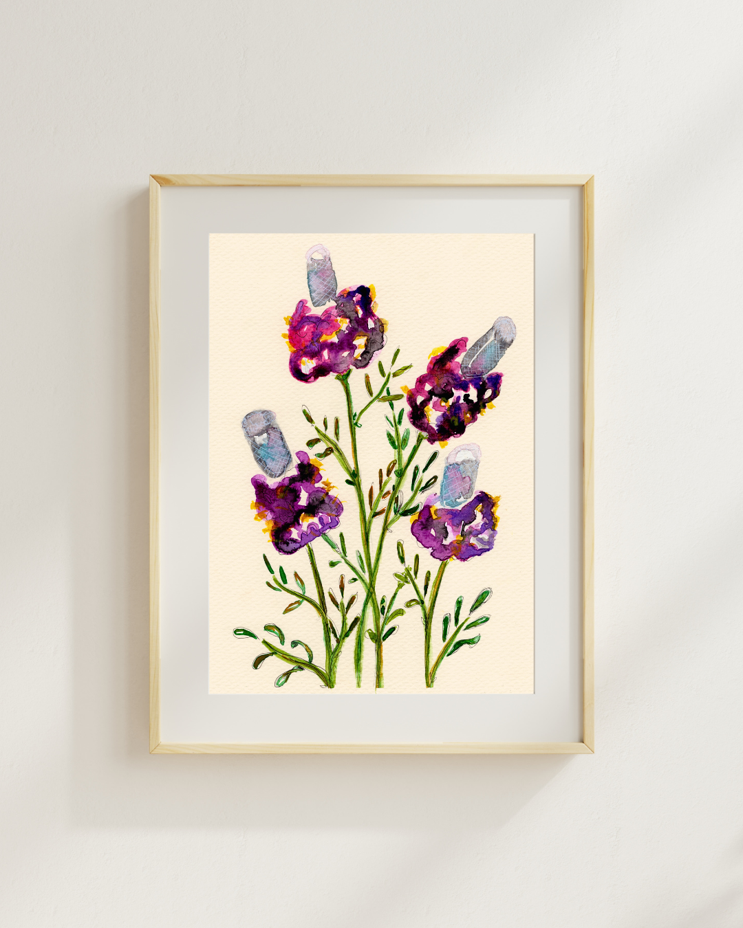 Watercolor Print Wildflower