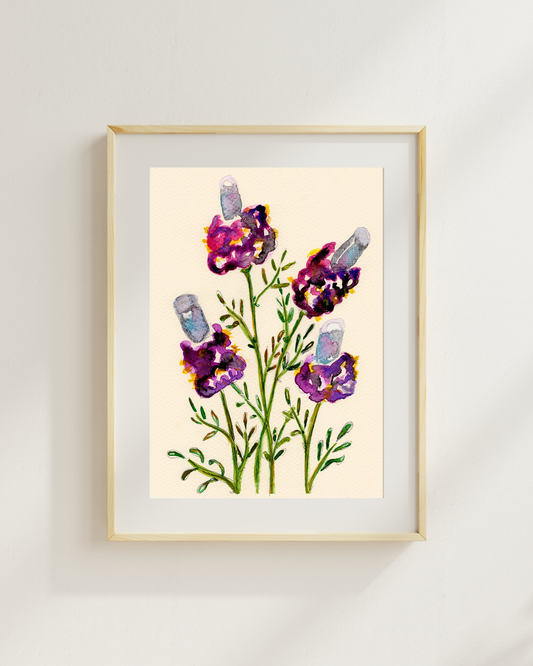 Watercolor Print Wildflower