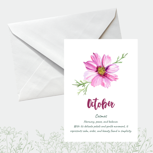 Flower meaning cards