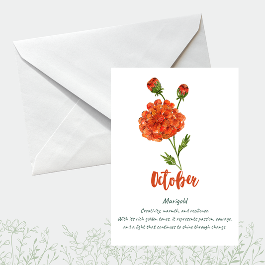 Flower meaning cards