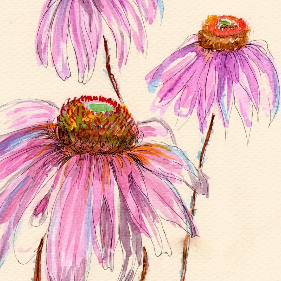 Watercolor Print Wildflower