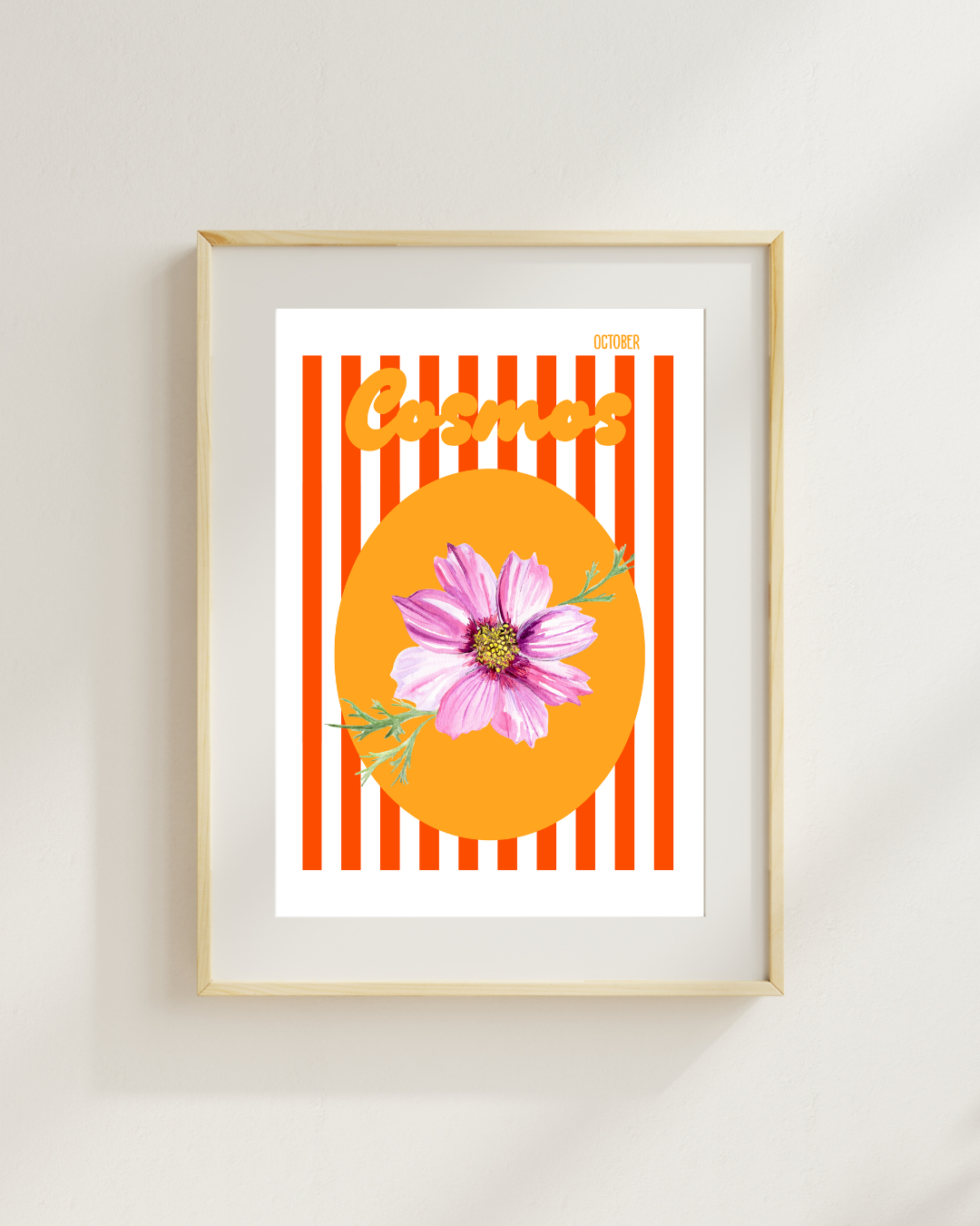 Birth flower greeting card