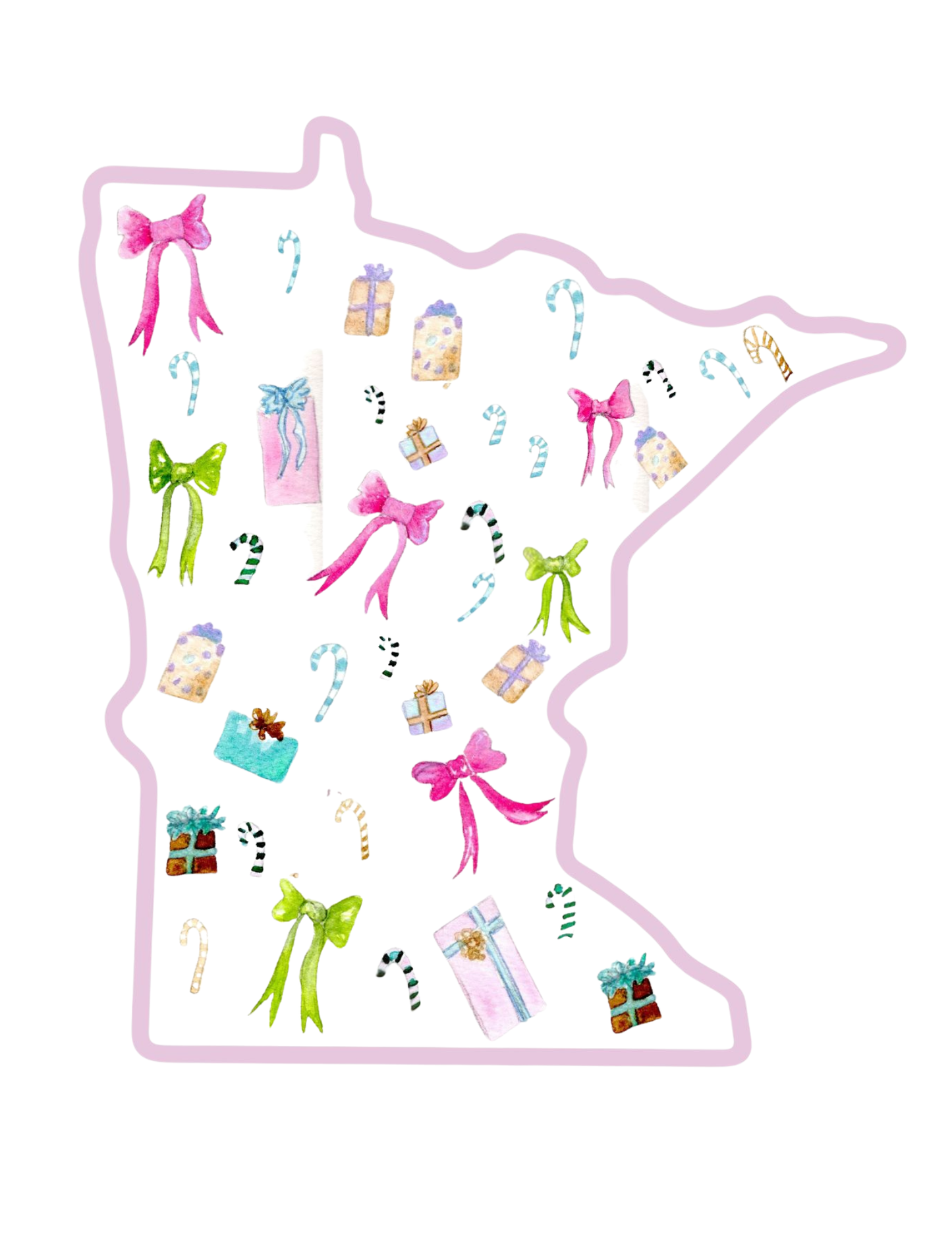 Minnesota Christmas Print