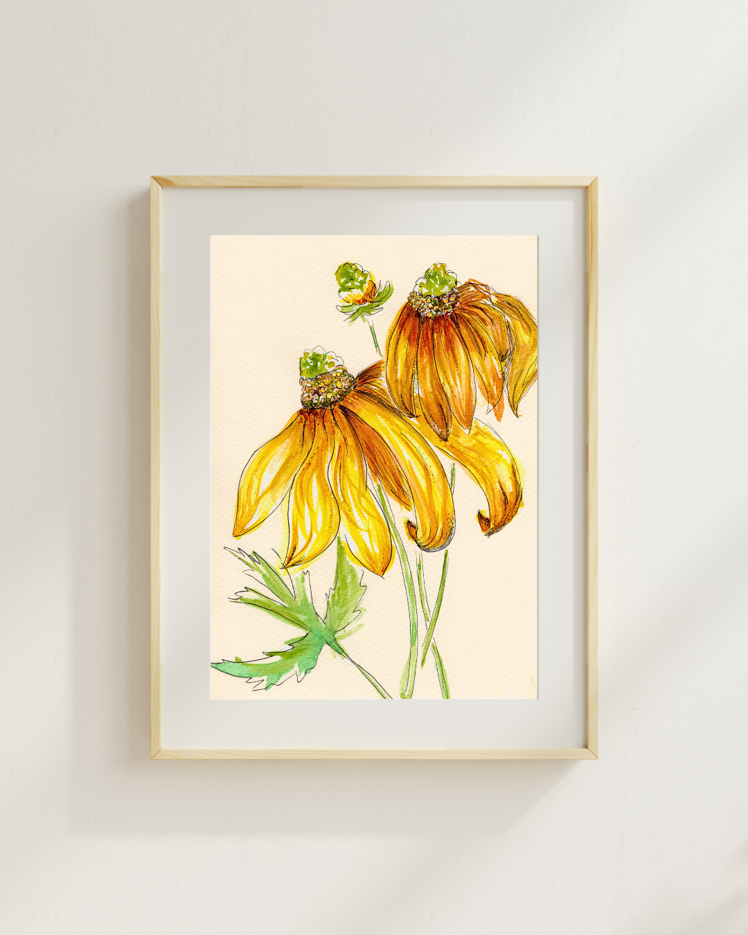 Watercolor Print Wildflower
