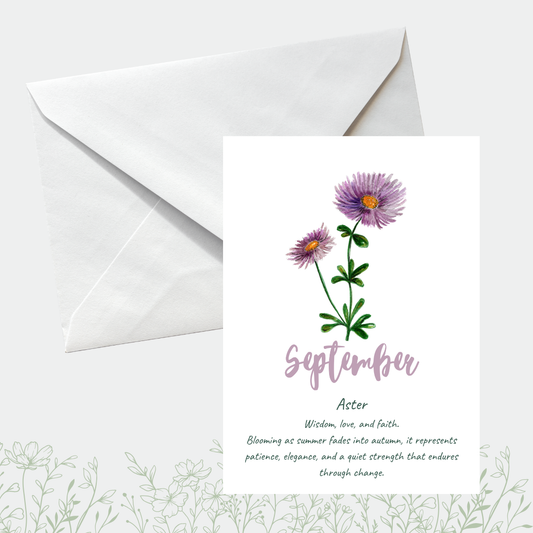 Flower meaning cards