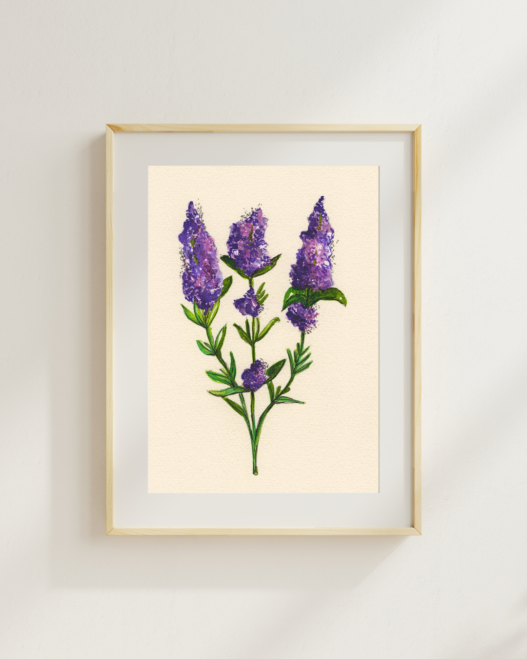 Watercolor Print Wildflower
