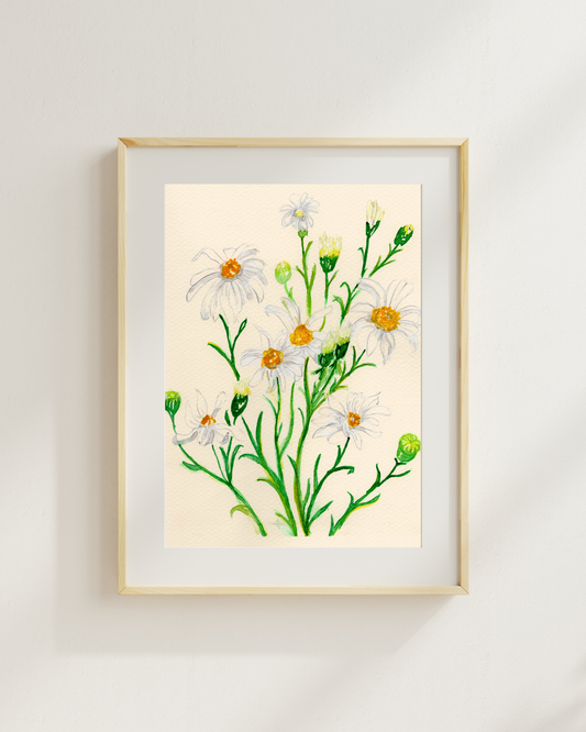 Watercolor Print Wildflower
