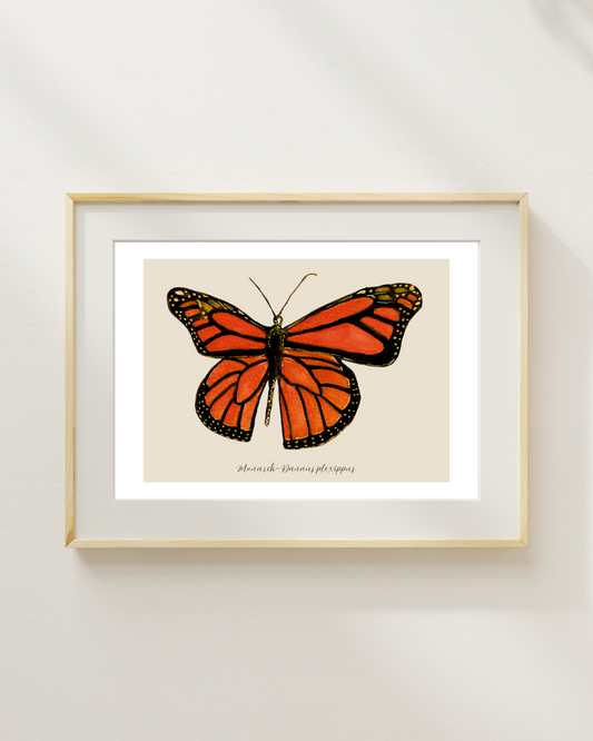 Monarch butterfly print