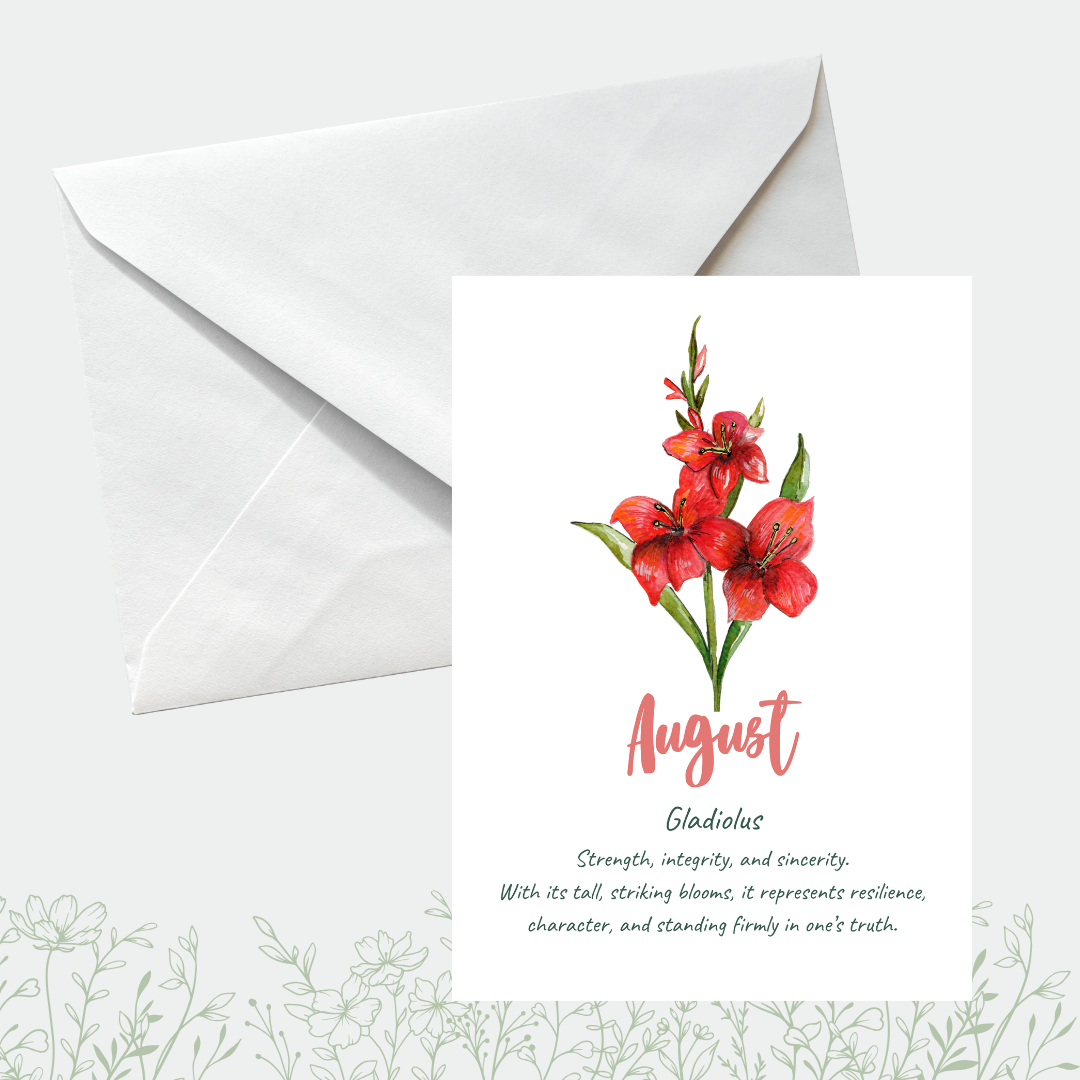 Flower meaning cards