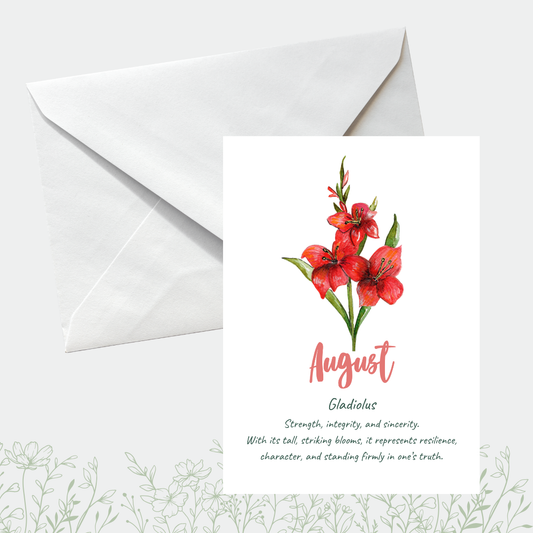 Flower meaning cards