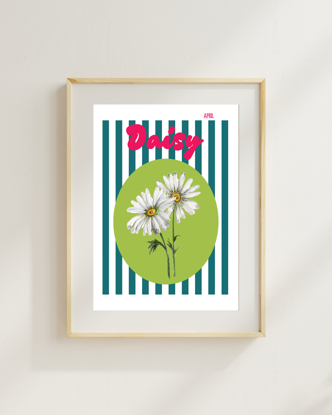 Birth flower greeting card