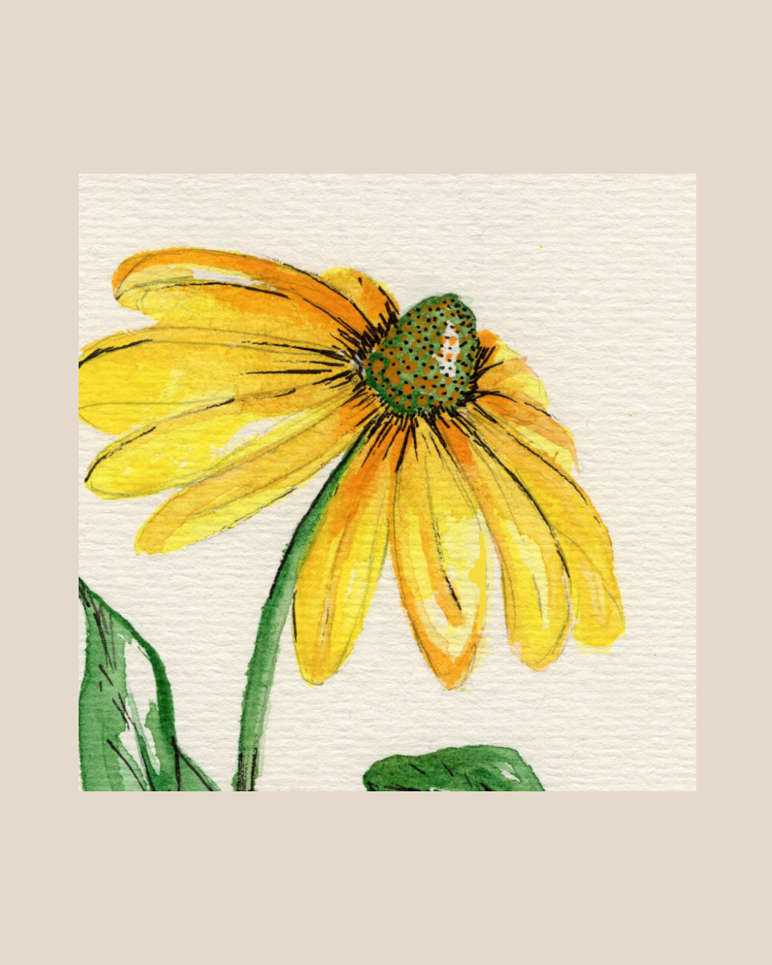 Watercolor Print Wildflower