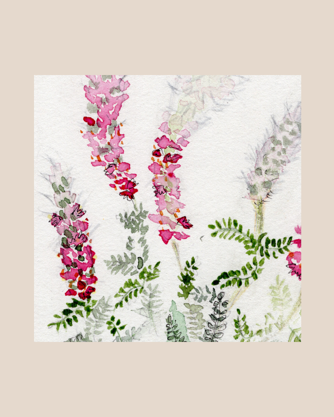 Watercolor Print Wildflower