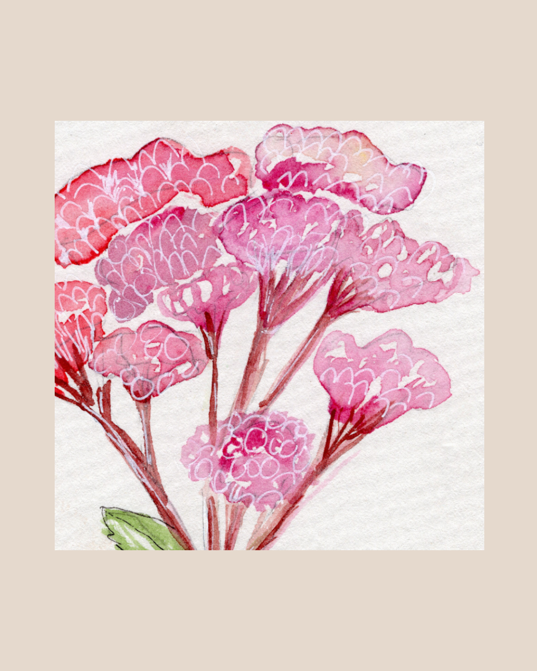 Watercolor Print Wildflower