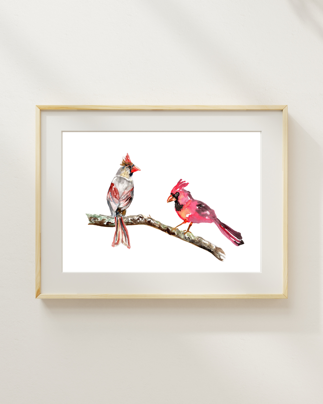 Cardinals Christmas Print
