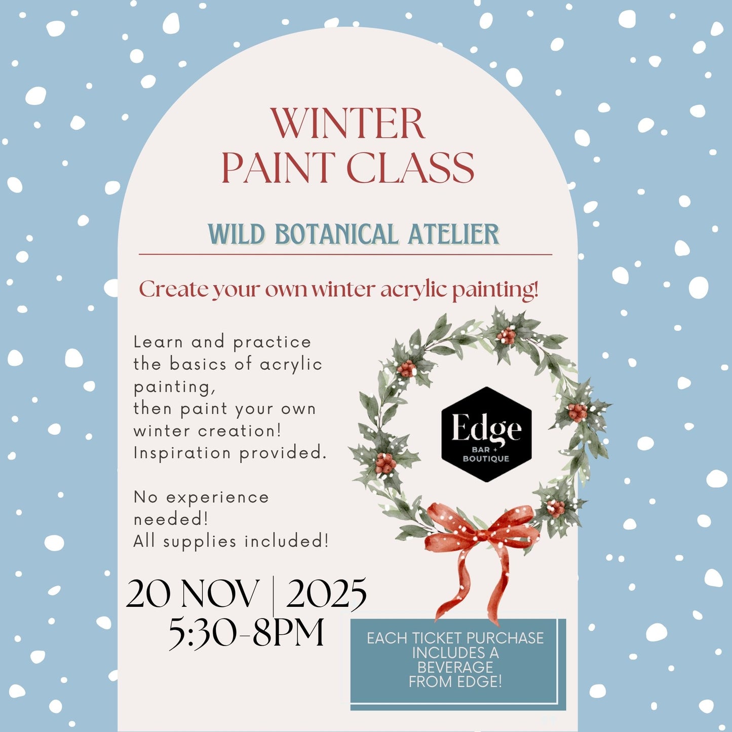 Winter Paint Class