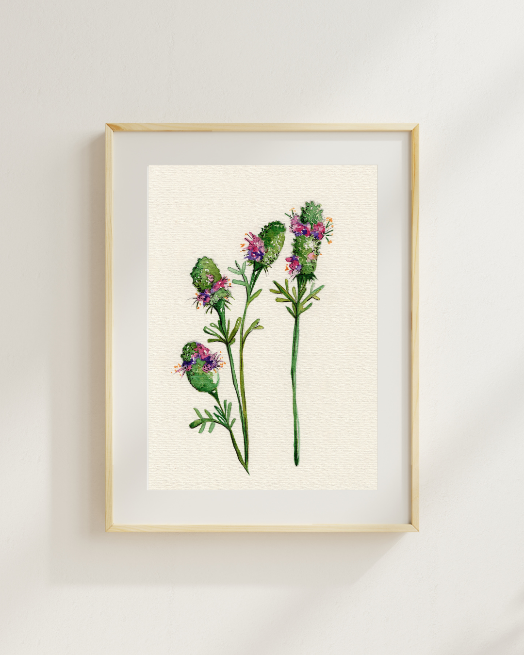 Watercolor Print Wildflower