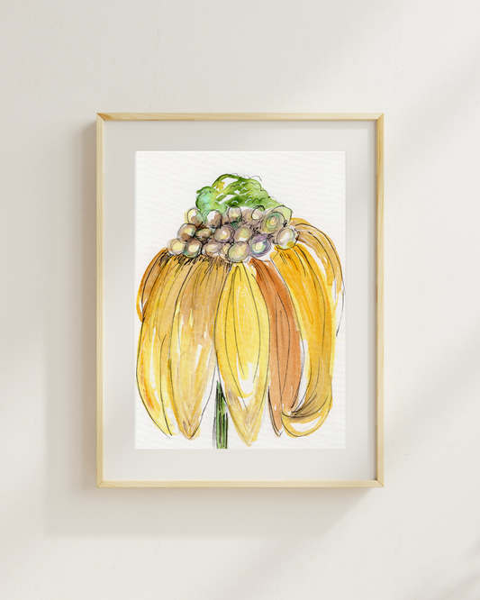 Watercolor Print Wildflower