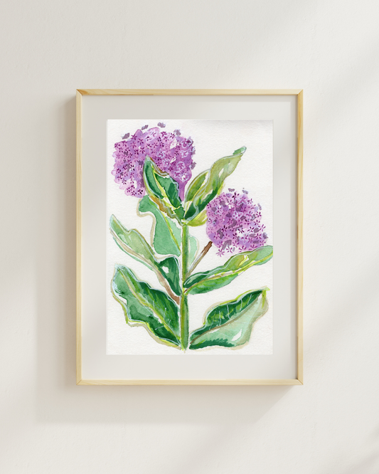 Watercolor Print Wildflower