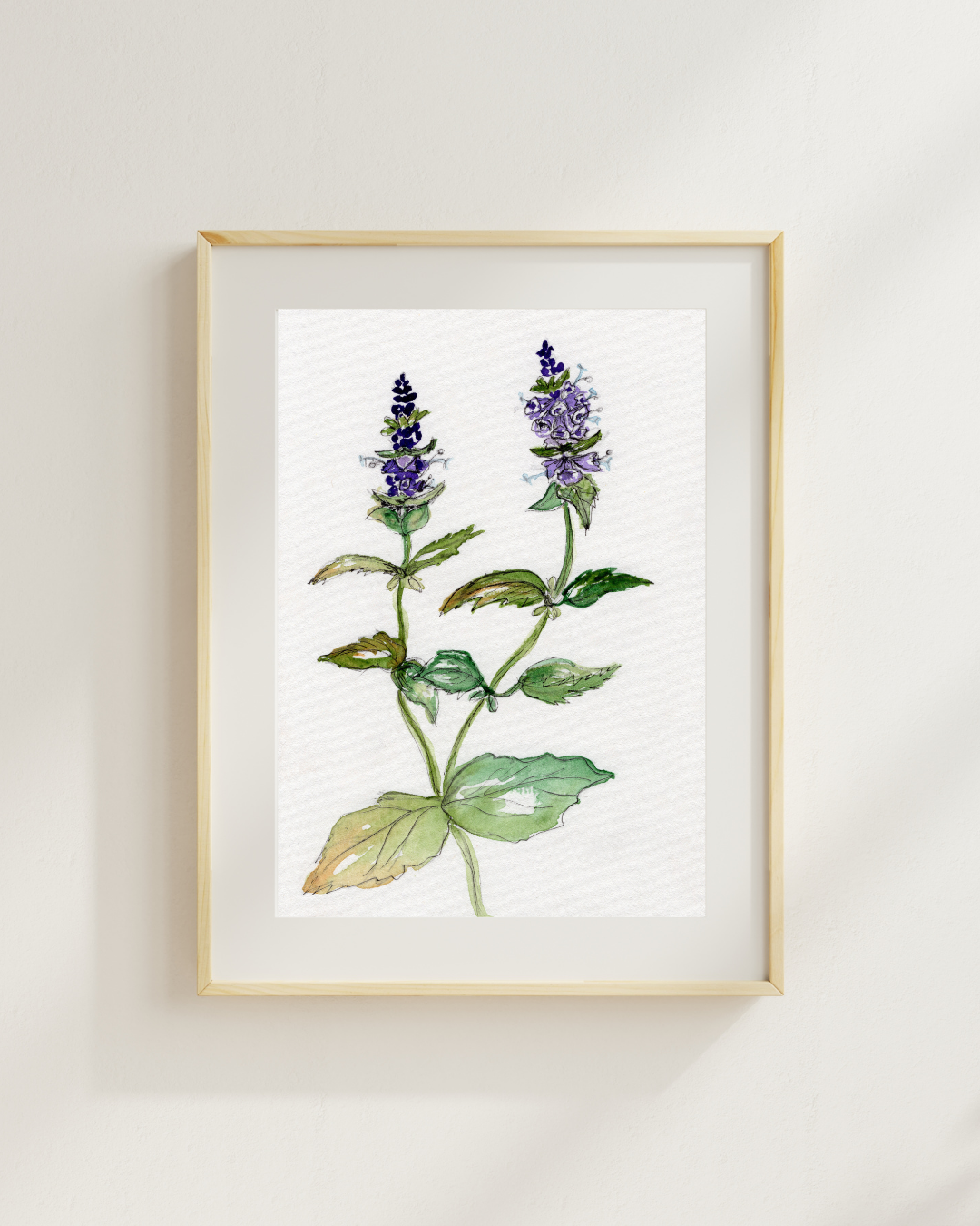 Watercolor Print Wildflower