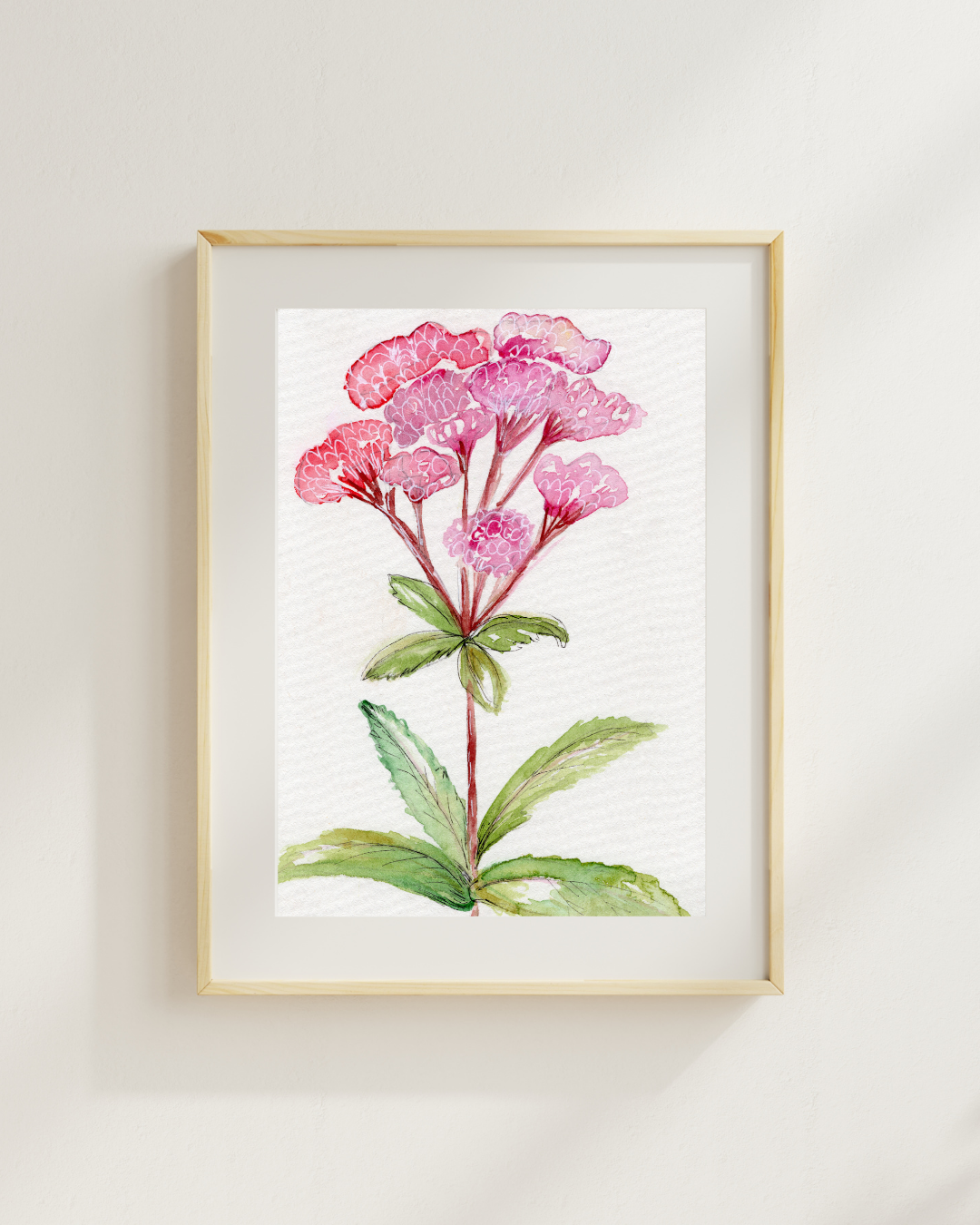 Watercolor Print Wildflower